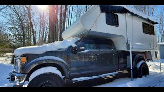 Dewinterizing a Host Mammoth Truck Camper with Washer [upl. by Ahsilek630]