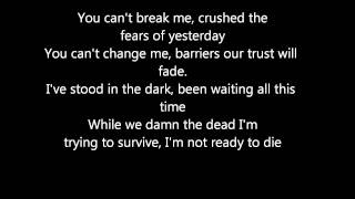 Avenged Sevenfold  Not Ready To Die Lyrics HD 1080 [upl. by Bac]