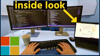 Day In The Life Of A Software Engineer  Microsoft First Person POV [upl. by Itsyrc570]