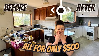 Transform Your Kitchen For Less Than 500  A Budget Friendly Makeover [upl. by Kingsbury933]