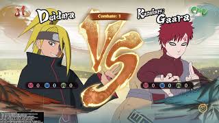 Deidara vs gaara en superdificil naruto [upl. by Lraep352]