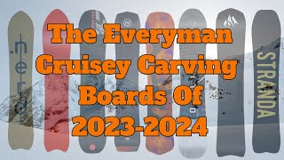 The Top 5 Cruisey Carver Snowboards of 20232024 [upl. by Imef35]