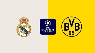 R MADRID vs B DORTMUND  UEFA Champions League 2425  Journée 3  Full MatchEfootball Prediction [upl. by Neehar]