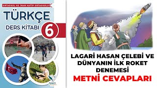 Lagari Hasan Çelebi ve Dünyanın İlk Roket Denemesi 6 Sınıf Türkçe Ders Kitabı Sayfa 213 214 215 216 [upl. by Nomyad]