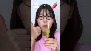 Grapes Stick Vs Spicy Sauce Eating Challengeshortvideo help kindness humanity [upl. by Asyen814]