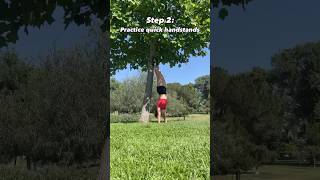 QUICK FRONT HANDSPRING TUTORIAL ⭐️ flips [upl. by Leirvag]