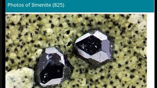 Natural Ilmenite Crystals metallic from a new find in Bunir valley kpk Pakistan [upl. by Naashar]