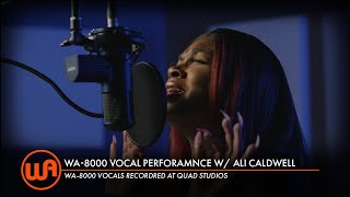 Ali Caldwell  quotIn My Headquot Studio Recording  Vocal Mic WA8000 [upl. by Pudens]