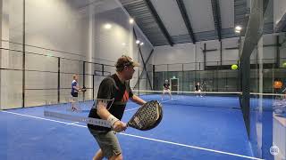 Padel Div 2 LPL  RSvensson Gustafsson vs Fogel Kroon  Set 1 67  240226 [upl. by Nocaj]