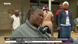 Mpumalanga farmer murder case postponed [upl. by Standing]