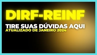 DIRF  REINF  Tire suas dúvidas aqui  Na prática com Sistema Domínio [upl. by Odelinda661]