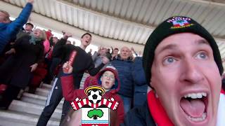 WardProwse GOAL Saints 2  1 Spurs FAN REACTION CAM [upl. by Eetnwahs808]