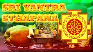 SRI YANTRA STHAPANA PUJA PROCEDURE OR SHRI STAPANA ENERGIZE RITUAL POOJA [upl. by Shaikh]