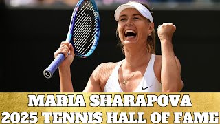 Maria Sharapova elected to Tennis Hall of Fame [upl. by Aiehtela]