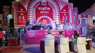 Jiya Tui Chhara  Biye Bibhrat  Mohena Bahl  Durga Puja Live Performance [upl. by Dahcir]