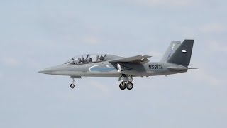 Textron AirLand Cessna E530 Scorpion arrival on Wednesday RIAT 2014 N531TA [upl. by Nolly]