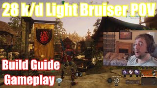 Build Guide New World aeternum 28 kd Light Bruiser POV [upl. by Sumetra635]