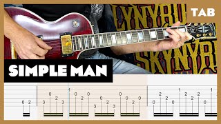 Lynyrd Skynyrd  Simple Man  Guitar Tab  Lesson  Cover  Tutorial [upl. by Annette]