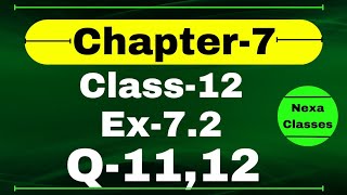 Class 12 Ex 72 Q1112 Math  Chapter7 Class12 Math  Integration  Ex 72 Q1112 Class 12 Math [upl. by Dera217]