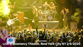 Sons of Apollo amp Tony MacAlpine LIVE  Gramercy Theater NYC 262020 cramx3 concert experience [upl. by Stock]