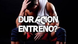 ¿Duración del entreno para evitar el sobreentreno [upl. by Bindman444]