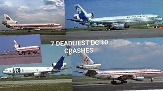 7 Deadliest McDonnell Douglas DC 10 crashes song Its been so long slowed [upl. by Htinnek]