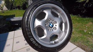 BMW M3 E36 gets SHINY refurbished wheels 😍 [upl. by Anez969]