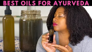 Ayurvedic Hair Oil for Hair Growth  Infusing Herbs The Best Oils for Natural Hair [upl. by Reisfield]