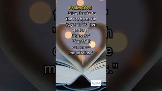 Psalm 1071 bible bibileversetoday jesus jesuschrist christian bibleverse faith [upl. by Idzik]