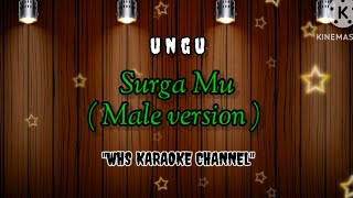 Ungu  Surga Mu  karaoke   pop  cafe  male version [upl. by Hanako]