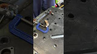 Welding a 1” header for 32cc Zenoah marine engine [upl. by Mundt]