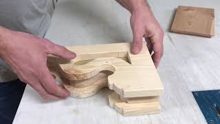 Building a Wood Corbel with Glue and Nailer [upl. by Kaylyn]