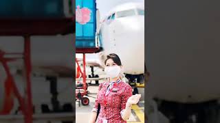 SHORT Pramugari Lion air Mega restantiBubu [upl. by Lyudmila]