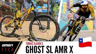 Tomáš Slavíks Ghost SL AMR X Urban Downhill Bike  GMBN Tech Pro Bike [upl. by Mihcaoj]