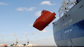 FreeFall Lifeboat  Launching amp Recovery Of Free Fall Lifeboats [upl. by Drape107]