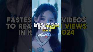 Fastest music videos to reach 100m views in KPOP in 2024 part 2 kpop rosé babymonster fyp yg [upl. by Euqinitram707]