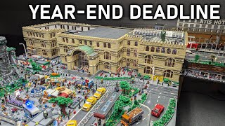 YearEnd Deadline Can the LEGO® BRICK WORLD Train Station Be Completed [upl. by Godard]