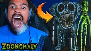 Dom Rages Playing a Horrifying NEW Zoo Horror Game must see 😲  Zoonomaly Full Game  Ending [upl. by Derward]