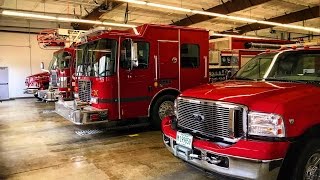 Fairfield City Fire Dept Truck Bay Walk Around [upl. by Manbahs609]