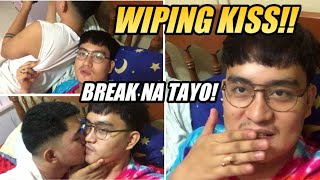 WIPING MY BOYFRIENDS KISS PRANK  NAKIPAG HIWALAY SA SOBRANG GALIT  GAY COUPLE [upl. by Stephens]