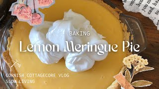 🍋 Baking LEMON MERINGUE PIE 🥧  SLOW LIVING in the Midst of Home Renovation 🔨 [upl. by Khalid]