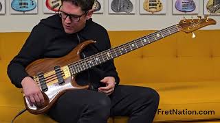 Alembic Europa 5String Bass PreOwned at FretNation [upl. by Gardol440]