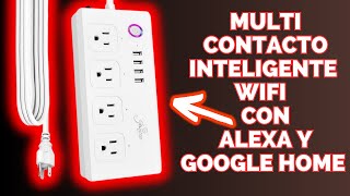 Multicontacto Inteligente Wifi compatible con Alexa y Google Home  Configuracion Unboxing [upl. by Kilan350]