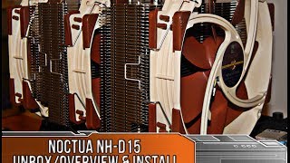 Noctua NHD15 Unbox Overview and Install Guide Socket 1150 [upl. by Erreipnaej]