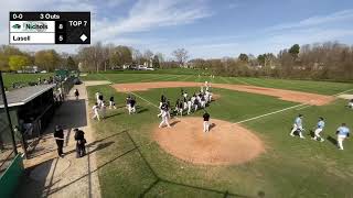 Nichols Baseball vs Lasell [upl. by Ringsmuth838]