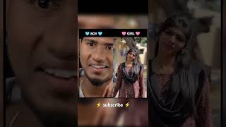 🩵 BOY 🩵 VS 🩷 GIRL 🩷 SUBSCRIBE COMMAND AND ME tamil music song [upl. by Areyk]