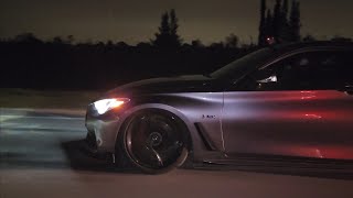 2018 Infiniti Q60 Red Sport Bolt Ons 93 vs 2015 Mercedes C63 AMG 507 Edition Bolt Ons E85 [upl. by Saint]