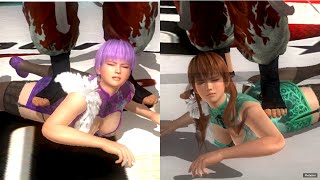 KASUMI and AYANE learn martial art from by LEI FANG and JANE LEE リョナ [upl. by Aziaf]