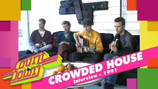 Crowded House about Woodface on the threshold of the album release Countdown 1991 [upl. by Aisanat]