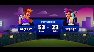 ipl SRKKkR RCB 🏏 Hit wicket Game Video [upl. by Nekcarb]